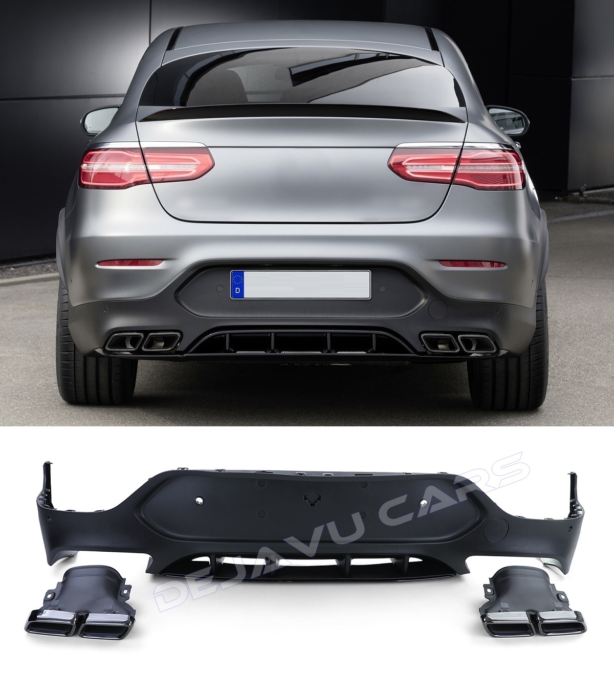 GLC 63 AMG Look Diffuser for Mercedes Benz GLC C253 Coupe - WWW