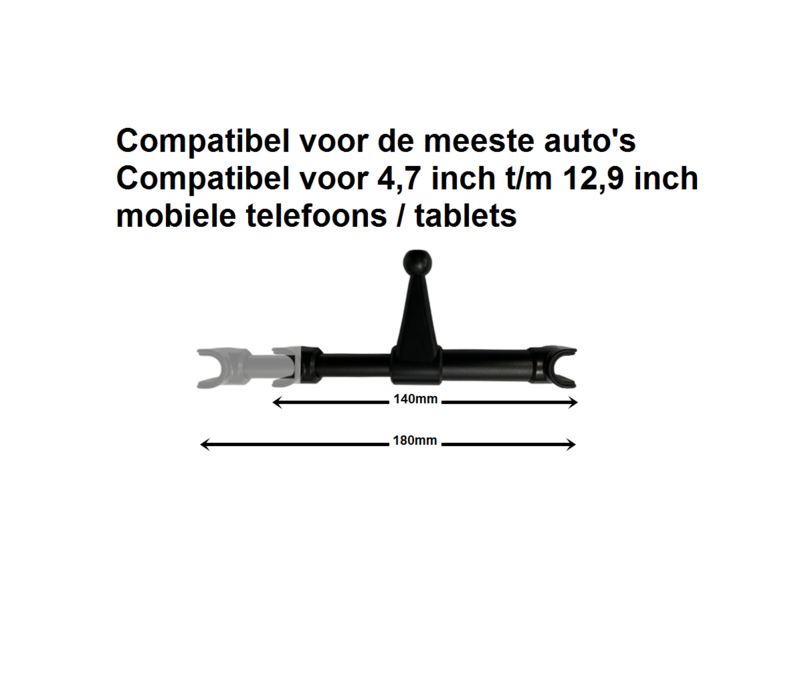 Car Headrest Holder for iPad Tablet Smartphone