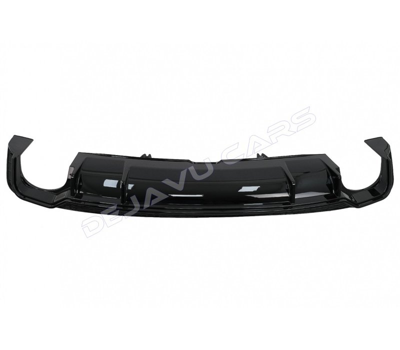 RS5 Look Diffuser Black Edition for Audi A5 B9 F5 S line