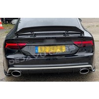 RS7 Look Diffuser + Uitlaat sierstukken voor Audi A7 4G