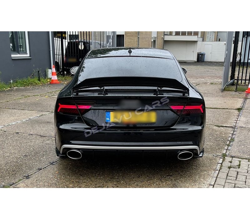 RS7 Look Diffuser + Exhaust tail pipes for Audi A7 4G