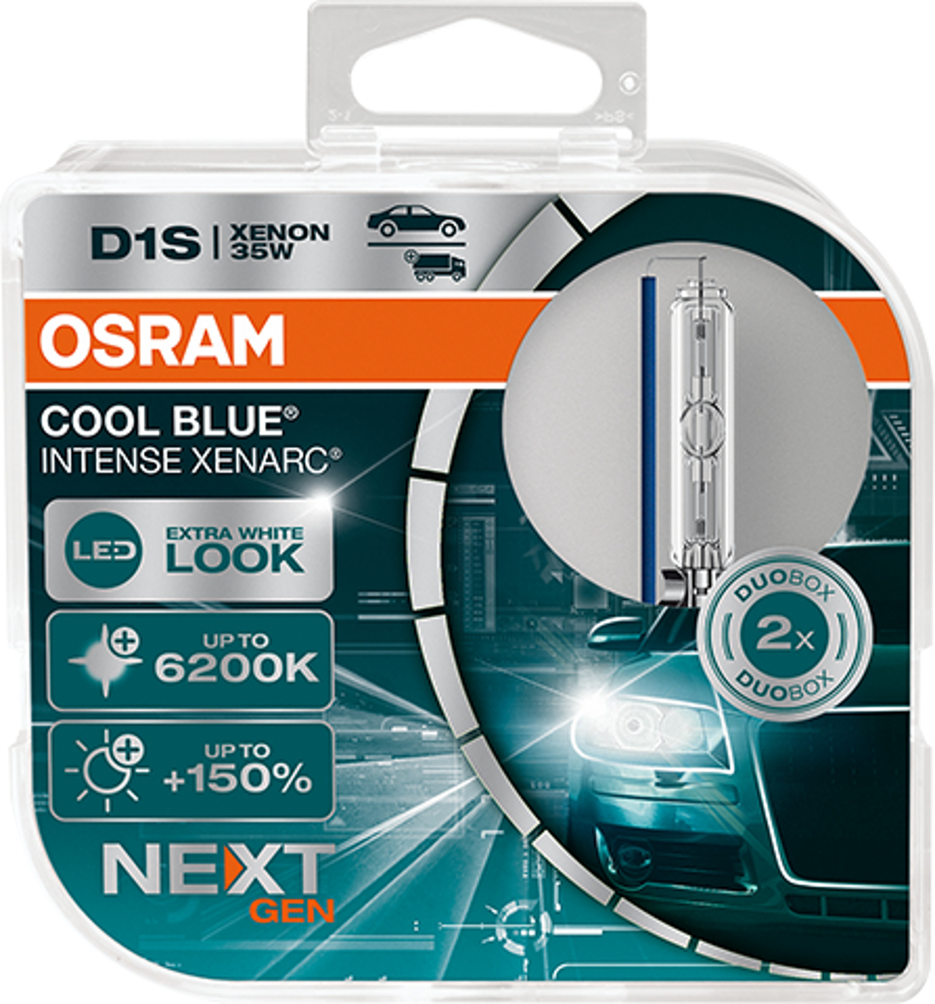 OSRAM Xenarc 6200K Cool Blue Intense D1S D2S D3S D4S - WWW