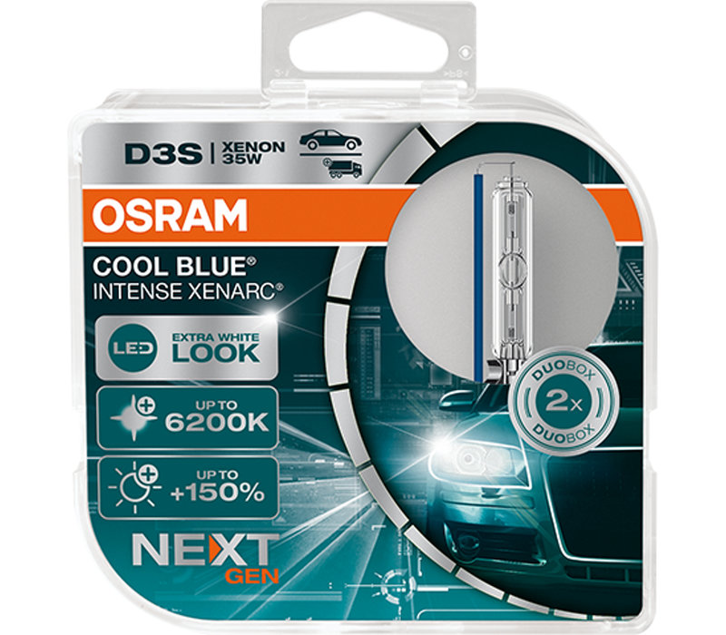 OSRAM Xenarc 6200K Cool Blue Intense D1S D2S D3S D4S