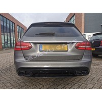 C63S  AMG Look Diffuser voor Mercedes Benz C-Klasse W205 / S205