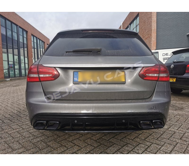 C63 AMG Look Diffuser voor Mercedes Benz C Klasse W205 S205