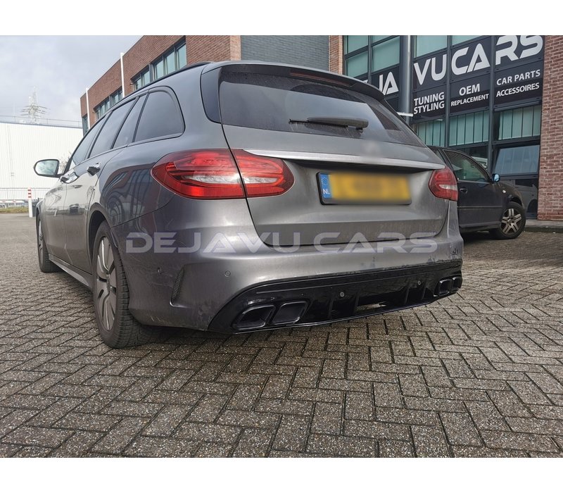 C63 S AMG Look Diffusor für Mercedes Benz C Klasse W205 / S205