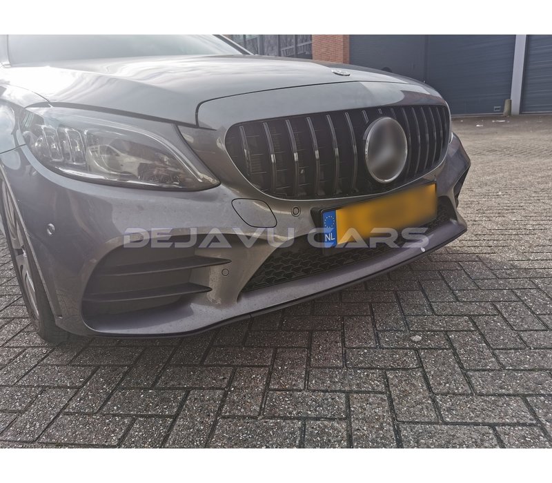 GT-R Panamericana Look Front Grill  for Mercedes Benz C-Class W205 Facelift