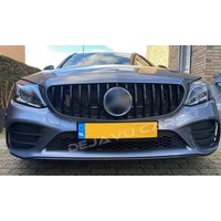 GT-R Panamericana Look Front Grill  for Mercedes Benz C-Class W205 Facelift
