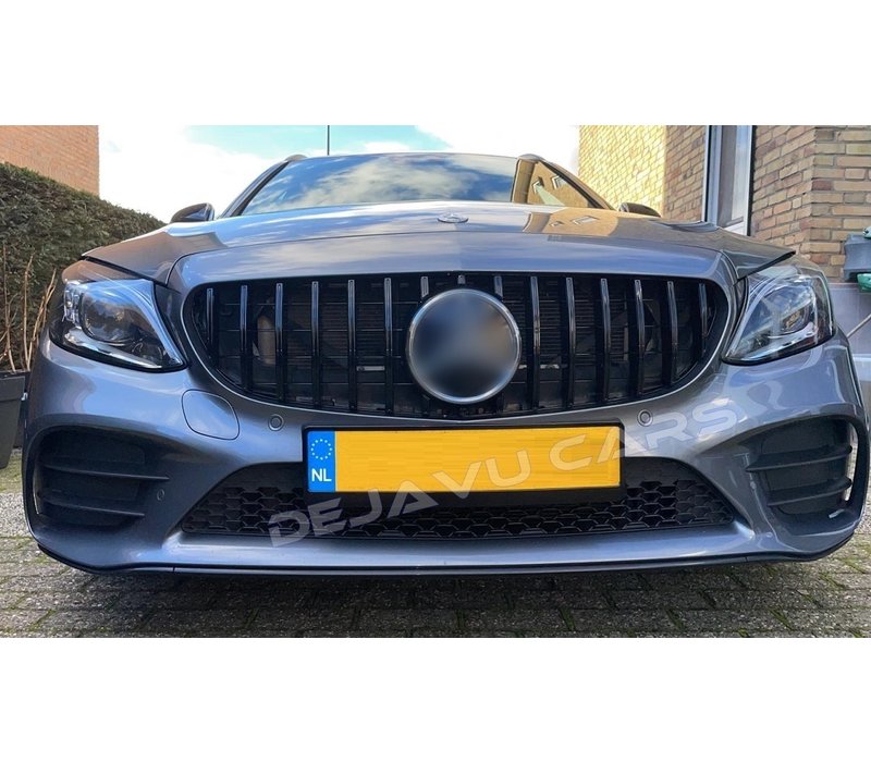 GT-R Panamericana Look Front Grill  for Mercedes Benz C-Class W205 Facelift