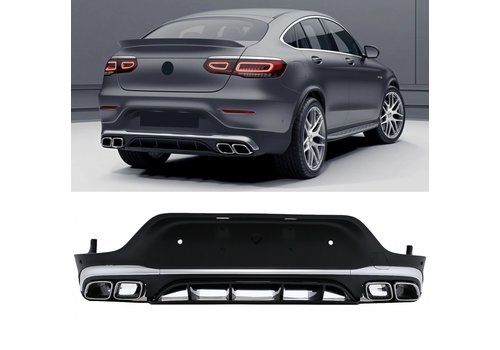 OEM Line ® GLC 63 AMG Look Diffuser for Mercedes Benz GLC C253 Coupe Facelift