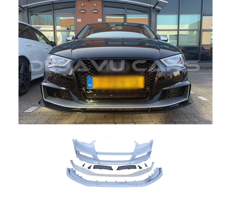 RS3 Look Front bumper for Audi A3 8V