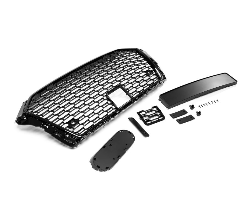 RS3 Look Front Grill voor Audi A3 8V / S line / S3 met ACC