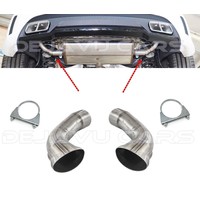 Uitlaat verbindingsbuizen voor ombouwen naar A45 AMG / CLA45 AMG Look