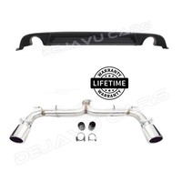 GTI Look Sport Exhaust System + Diffuser for Volkswagen Golf 7.5 Facelift / GTI / GTD / GTE / R-Line