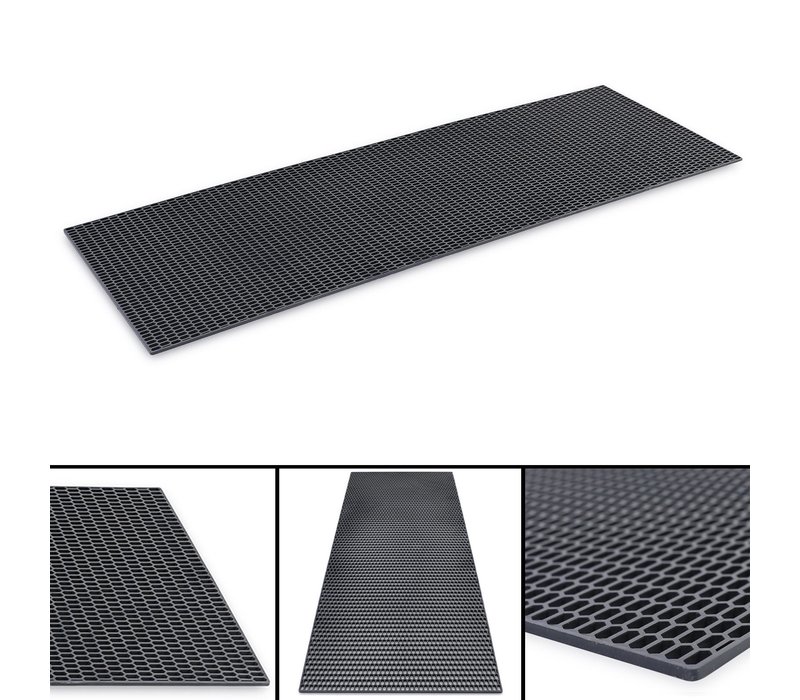 ABS Plastic grille racing grille honeycomb grille 120X40cm black medium