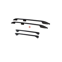 Aluminium Dakrails Zwart voor Volkswagen Transporter T5 / T5.1 / T6 / T6.1