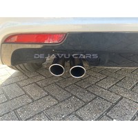 Universal Sport Look Exhaust tips Chrome round oblique