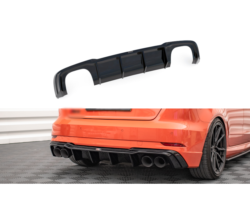 Aggressive Diffuser V.2 for Audi RS3 8V Sportback Facelift