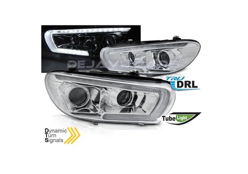 OEM Line ® Dynamic LED Headlights Bi Xenon look for Volkswagen Scirocco 3