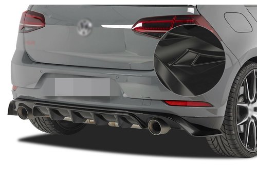 OEM Line ® GTI Look Diffuser for Volkswagen Golf 7.5 Facelift / R line / GTI / GTD / GTE
