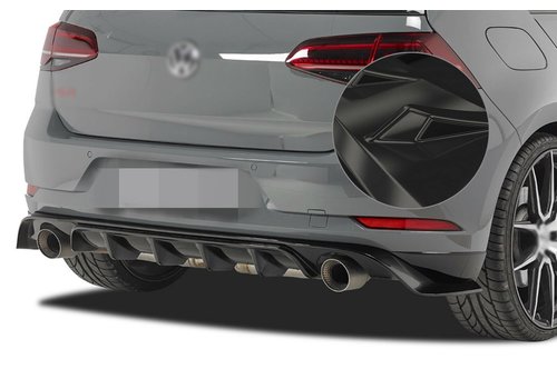 OEM Line ® TCR GTI Look Diffusor für Volkswagen Golf 7.5 Facelift / R line / GTI / GTD / GTE