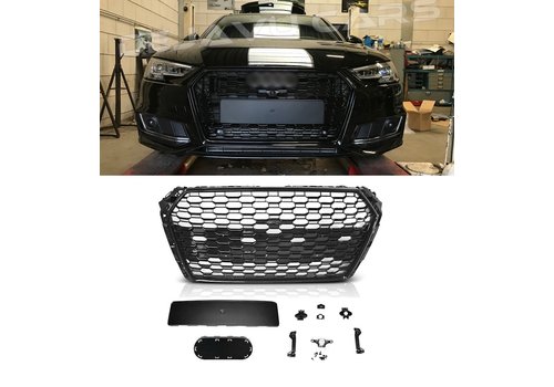 OEM Line ® RS4 Look Front Grill voor Audi A4 B9 / S line / S4