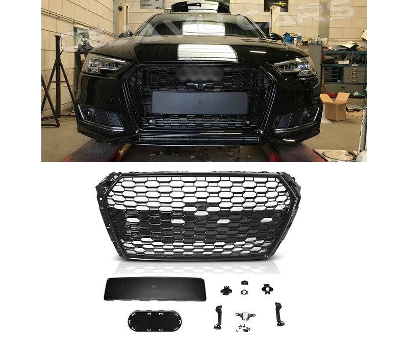 RS4 Look Front Grill for Audi A4 B9 / S line / S4