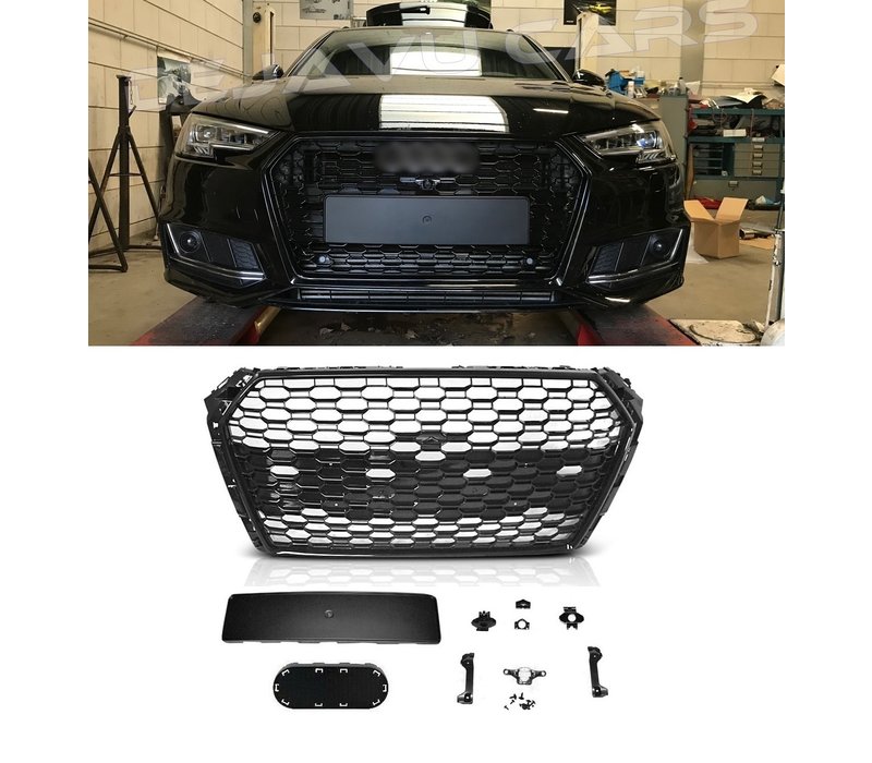 RS4 Look Front Grill voor Audi A4 B9 / S line / S4