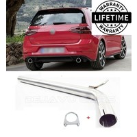 Sport Exhaust Front Silencer (Resonator - Delete) for Volkswagen Golf 7 GTI