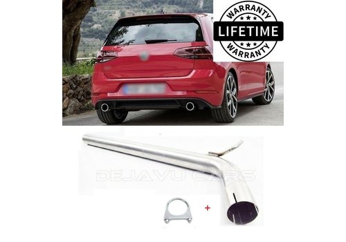 OEM Line ® Sport Exhaust Front Silencer (Resonator - Delete) for Volkswagen Golf 7 GTI