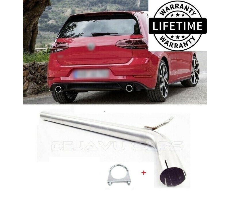 Sport Exhaust Front Silencer (Resonator - Delete) for Volkswagen Golf 7 GTI