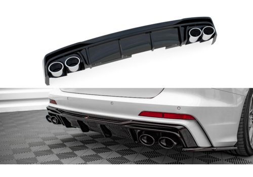 Maxton Design Aggressive Diffuser voor Audi A6 C8 S line / S6 C8