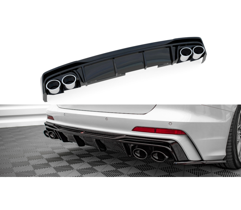 Aggressive Diffuser voor Audi A6 C8 S-line / S6 C8