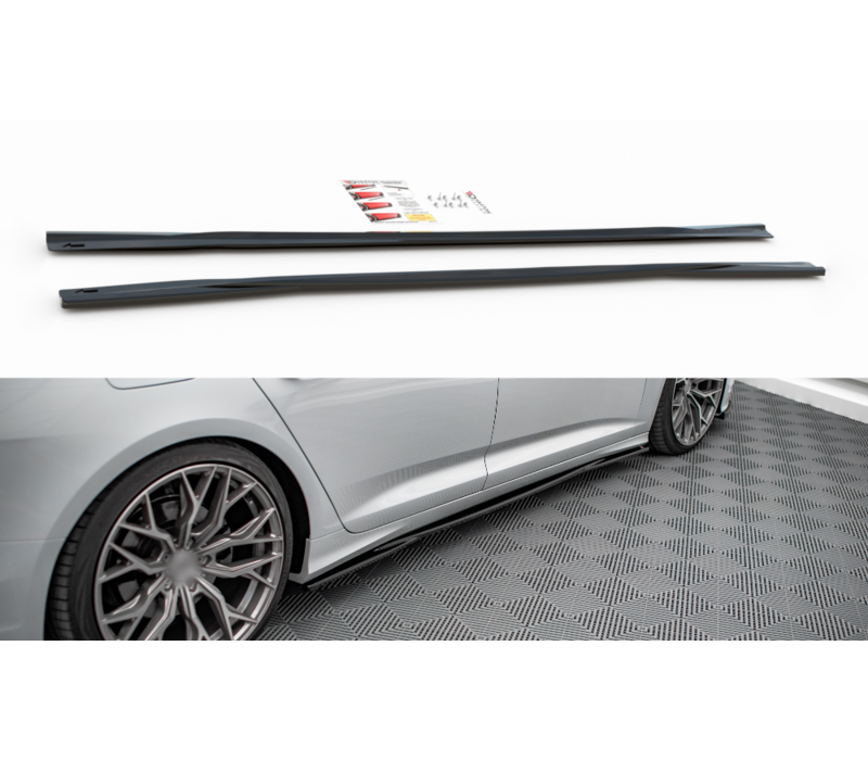 Side skirts Diffuser for Audi A6 C8 S line / S6 C8 