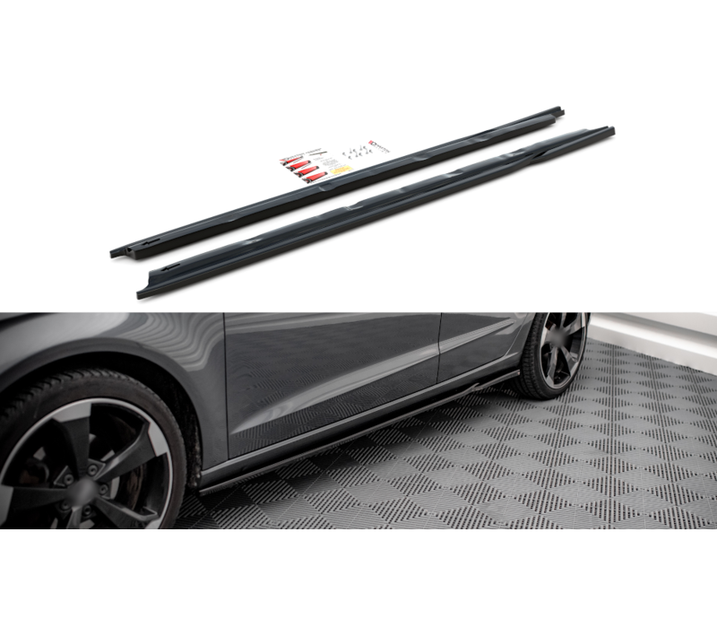 Side skirts Diffuser voor Audi A3 8V S line Sportback