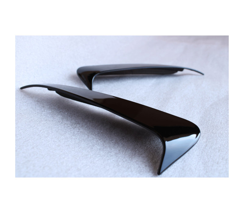 Aero AMG Look Rear bumper fins flaps Mercedes Benz C Class W205 AMG Line