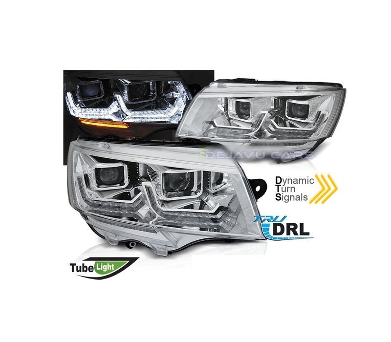 Xenon Look Dynamic LED Headlights for Volkswagen Transporter T6.1