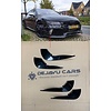 Aggressive spoiler set for Audi RS7 Front bumper