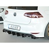 Rieger Tuning Aggressive Diffuser voor Volkswagen Golf 7 R / R line