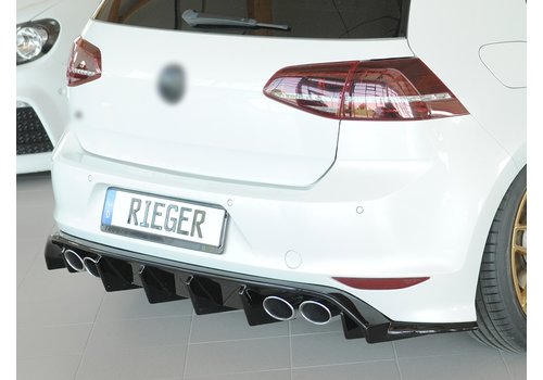Rieger Tuning Aggressive Diffuser for Volkswagen Golf 7 R / R line
