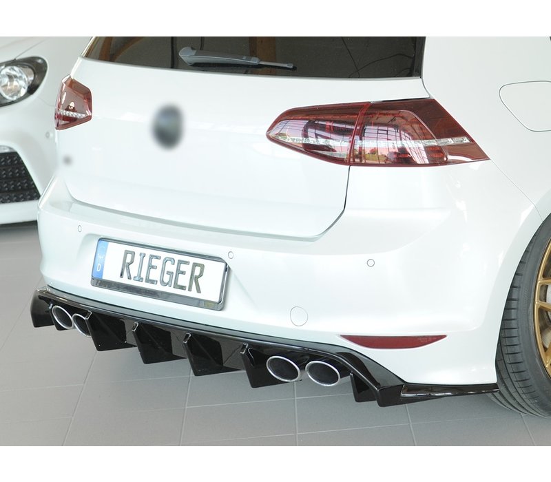 Aggressive Diffuser voor Volkswagen Golf 7 R / R line