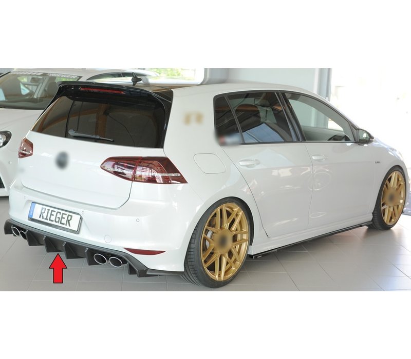 Aggressive Diffuser for Volkswagen Golf 7 R / R line