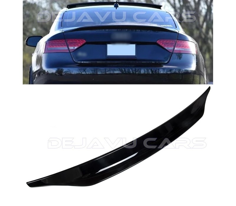 Aggressive Tailgate spoiler lip for Audi A5 B8 8T / S5 / S line Coupe