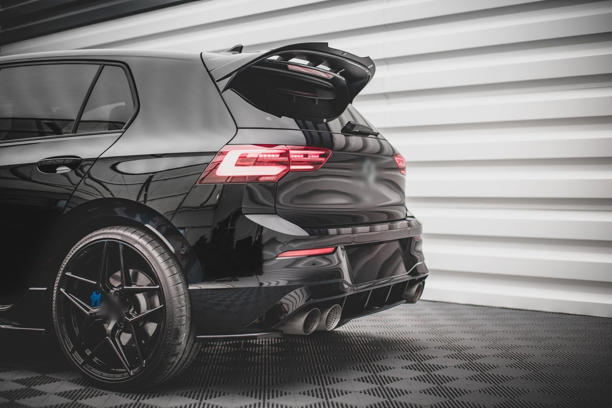 Roof Spoiler Extension V.2 for VW Golf 8 R PERFORMANCE / GTI CLUBSPORT Dejavu Cars 
