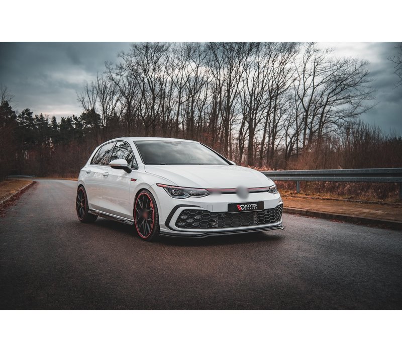 Front Splitter V.4 for Volkswagen Golf 8 GTI / GTD / R line / GTE