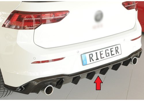 Rieger Tuning Aggressive Diffuser for Volkswagen Golf 8 GTI