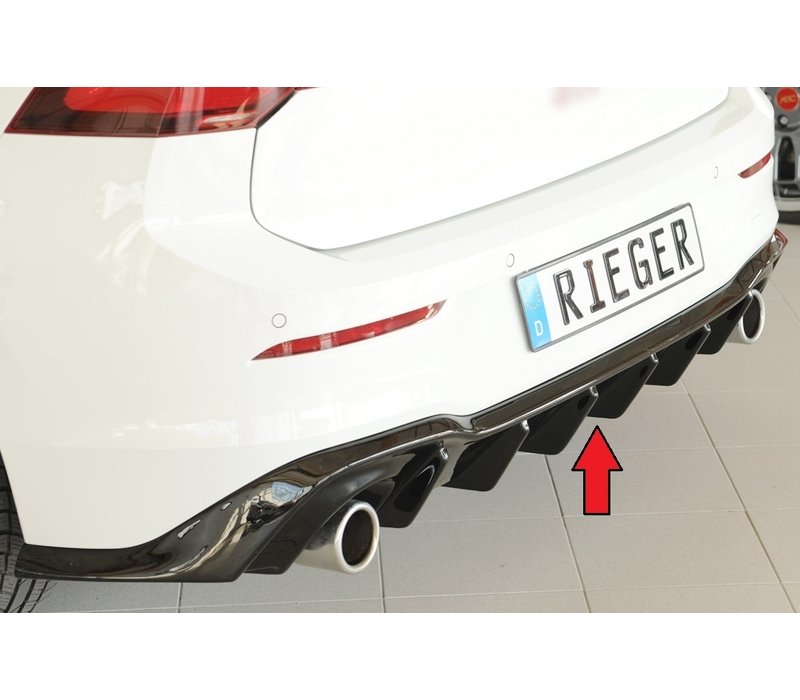 Aggressive Diffuser voor Volkswagen Golf 8 GTI