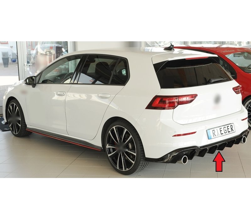 Aggressive Diffuser voor Volkswagen Golf 8 GTI