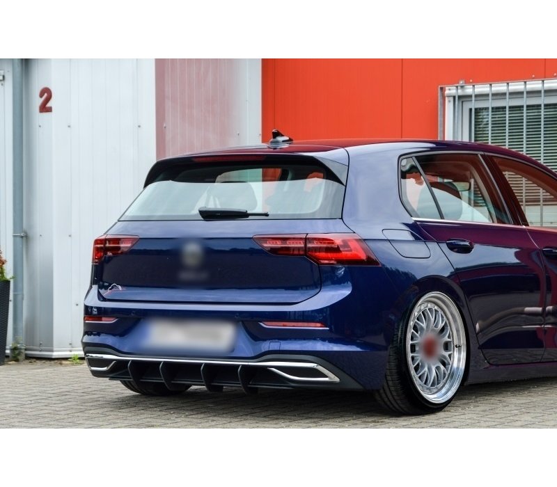 Aggressive Diffuser + Rear splitter voor Volkswagen Golf 8