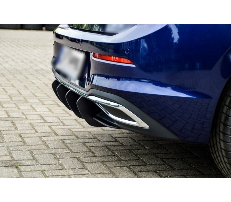 Aggressive Diffuser + Rear splitter for Volkswagen Golf 8